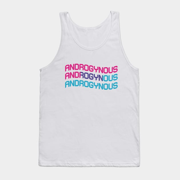 Androgynous proud flag Tank Top by carolphoto